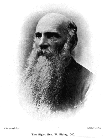 Archbishop William Ridley (22 July 1836 – 25 May 1911)