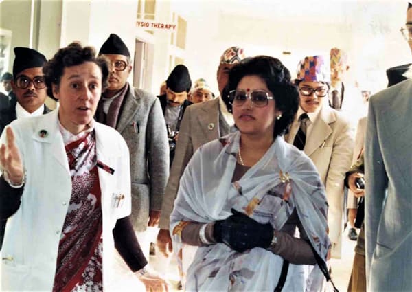 Dr Inchley and the Queen of Nepal