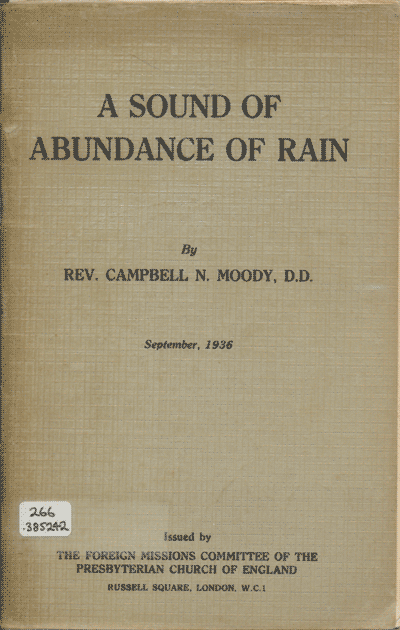 Campbell L. Moody [1866-1940], A Sound of Abundance of Rain