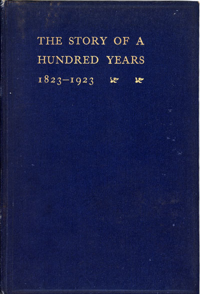 William Finnemore, The Story of a Hundred Years 1823-1923. Being the Centenary Booklet of the Birmingham Auxiliary of the Baptist Missionary Society